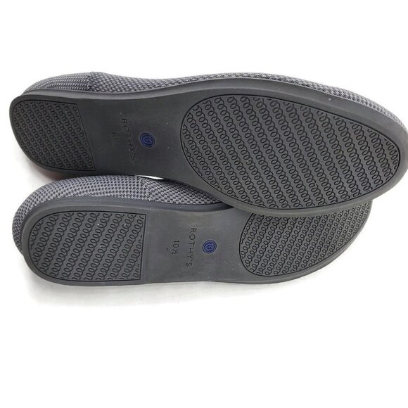 Rothy's The Flat Charcoal Gray Shoes Womens 10.5 Ballet Slip ons - Picture 6 of 8